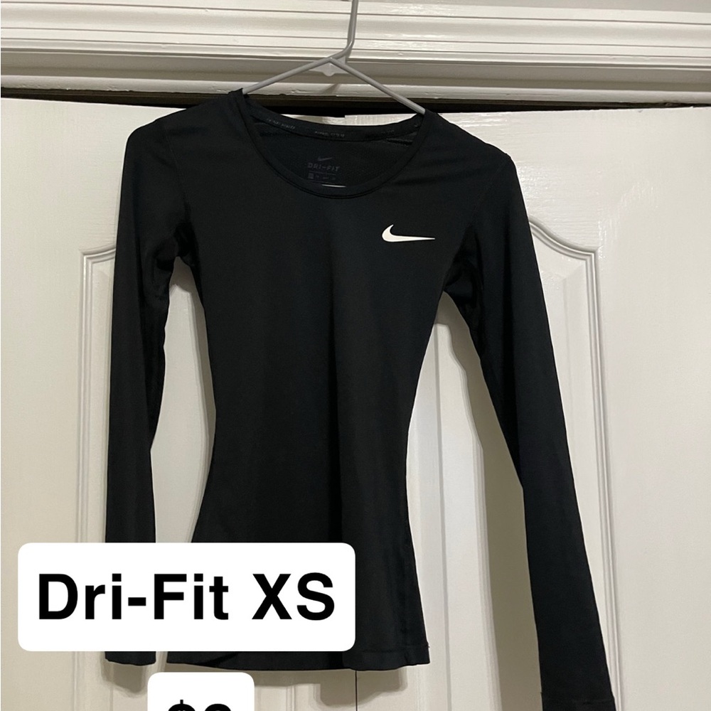 Nike Women's Black Long Sleeve Top